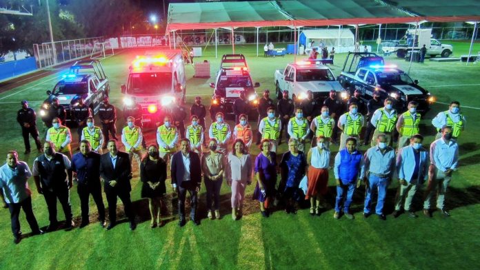 ENTREGAN UNIFORMES Y VEHÍCULOS A SSPM Y PROTECCIÓN CIVIL DE PEDRO ESCOBEDO